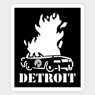 Detroit Burning Magnet
